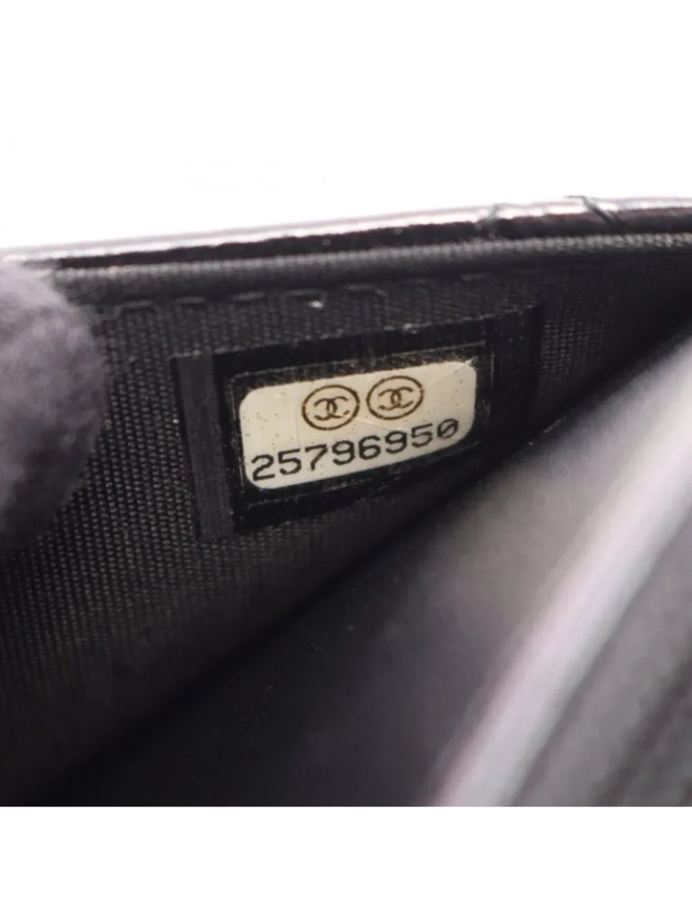 Chanel Shoulder Bag Quilted Black Leather Chain Wallet
